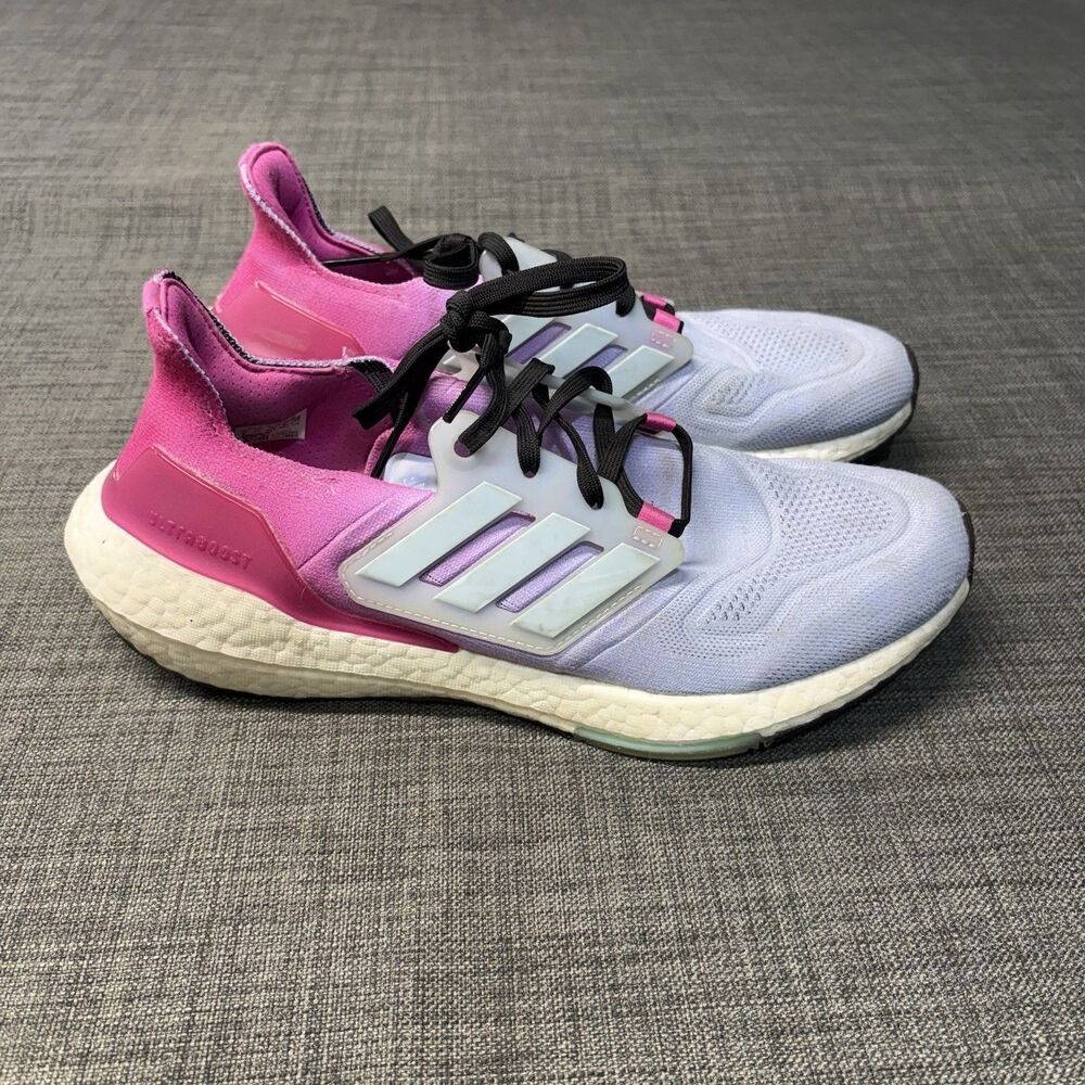 Adidas UltraBoost 22 Womens Size 9 Shoes Blue Dawn Fuchsia Sneakers HP9933